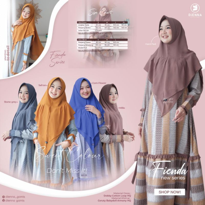 Fienda Series Gamis Set By Dienna