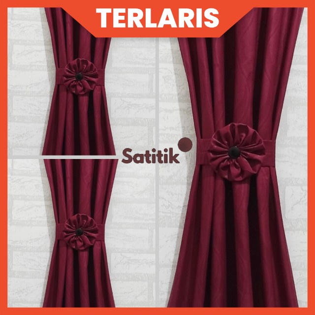 SARAE OFFICIAL - Gorden Minimalis Spiral Katun Gorden Blazer Tirai jemdela SMOKRING TERLARIS COD