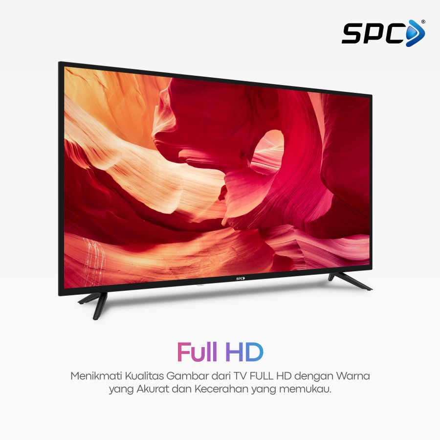 LED SMART TV SPC ST43 43 Inch FHD HDMI - SPC Smart TV Android 9.0