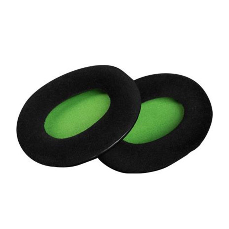 HyperX Velour Ear Cups [Green Black] (Cloud &amp; Cloud II) HXS-HSEP3