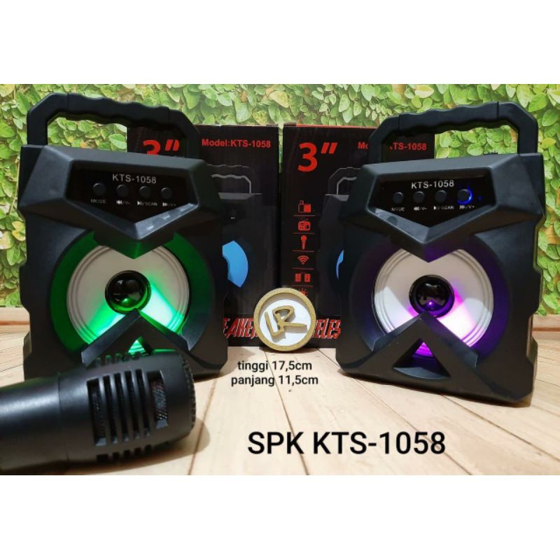 SPEAKER BLUETOOTH KTS 1058 WIRELESS PORTABLE/ speaker karaoke