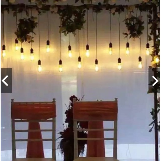 lampu gantung dekorasi 1meter 3 juntai