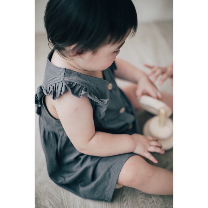 LITTLEMYTRI BOHOBABY BOHOPANNA FEBE DRESS 3 DRESS BAYI PERMPUAN DRESS ANAK PEREMPUAN DRES ANAK BAYI-3