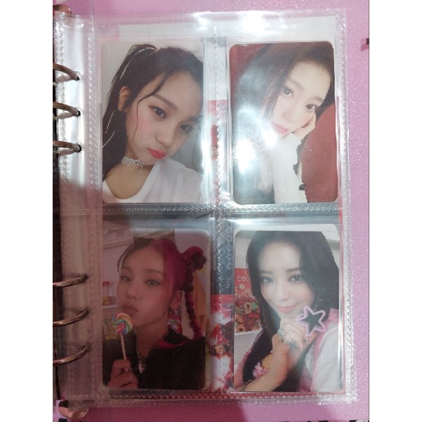 photocard kep1er shen xiaoting itzy yeji yuna