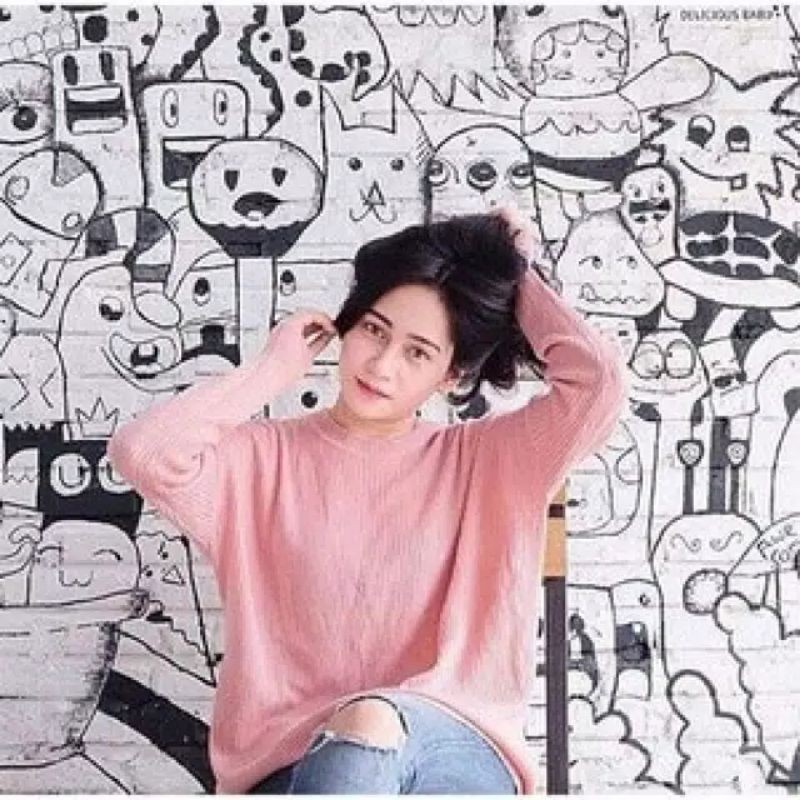 Sweater Rajut BOXY Premium / Sweater Wanita / Sweater Rajut Jumbo