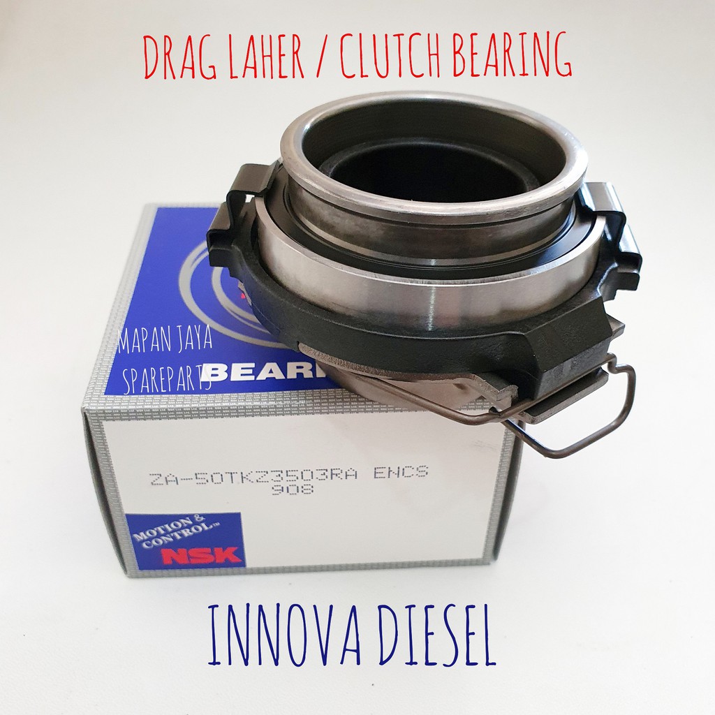 DREK LAKER CLUTCH BEARING DRAG LAHER INNOVA DIESEL NSK ASLI BARU