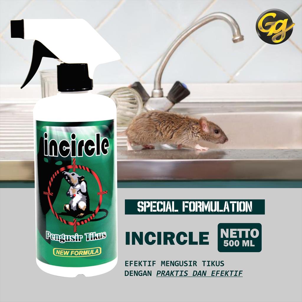 INCIRCLE RACUN TIKUS 500 ML PESTISIDA UMPAN TIKUS