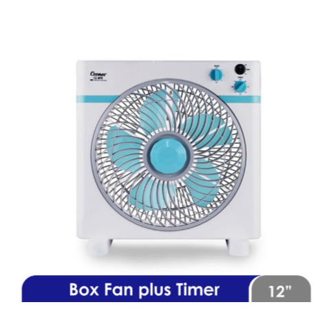 Cosmos Box Fan / Kipas Angin Kotak + Timer 12 Inch 12-BFE 12&quot; GARANSI