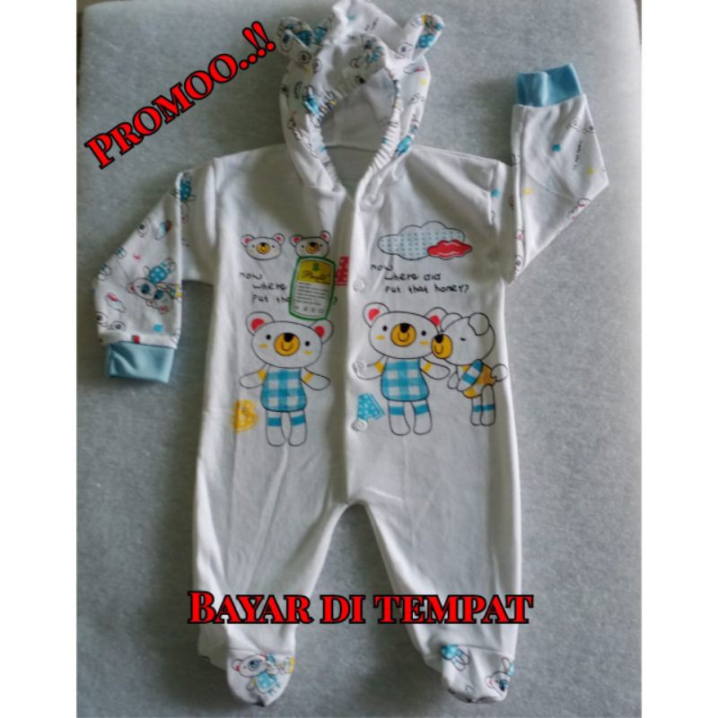 Jumper bayi slemsuit jumper kaki tutup