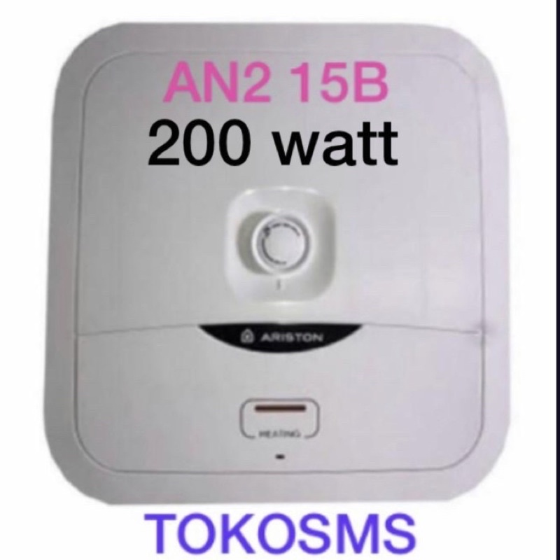 water heater ariston an215b 200 watt 15 liter an2 15b ( pengganti tipe an15r ) an 2 15 b andris 2 an2B 15liter