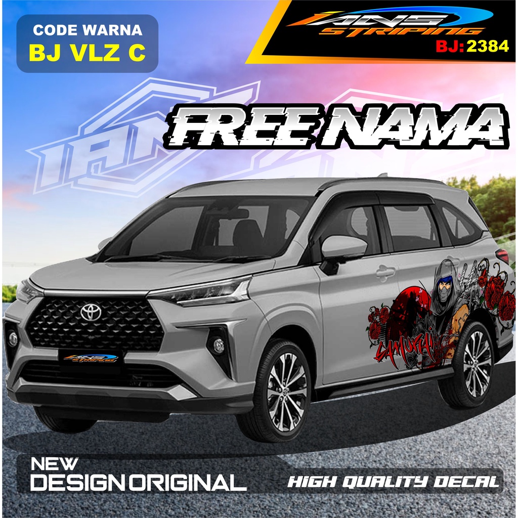 VARIASI STIKER MOBIL AVANZA VELOZ / VARIASI STIKER MOBIL XENIA REBORN / STICKER DECAL MOBIL PAJERO / STIKER MOBIL