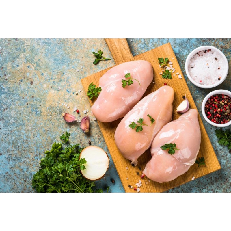 

My Chicken BLD Skinless Boneless Breast (Dada Ayam Fillet tanpa tulang & kulit) berat 2Kg