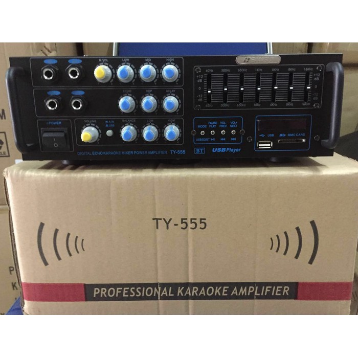 AMPLIFIER TY 555 4 CANNEL   USB SD CARD   BLUETOOTH