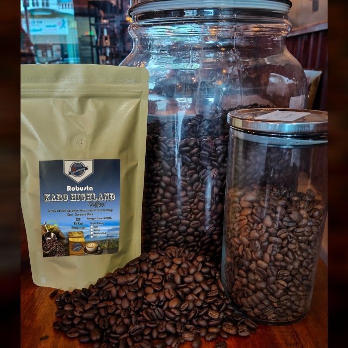 

Kopi robusta karo highland 250 gr biji | bubuk