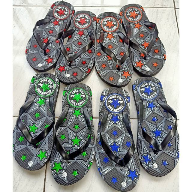  sandal  pria  allstar sendal jepit  converse  allstar sandal  