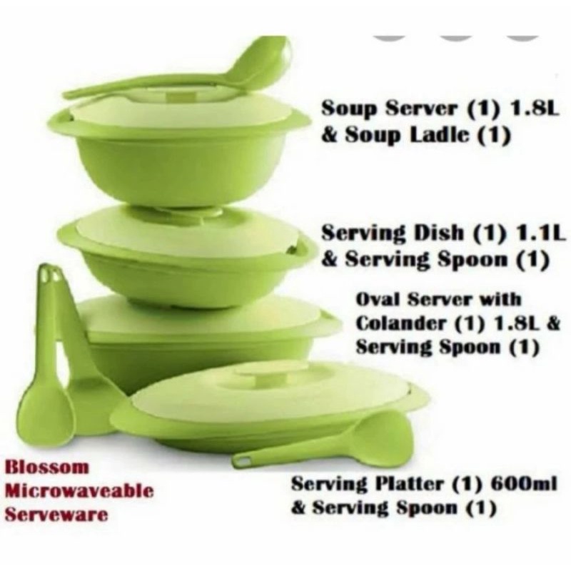 Tupperware Blossom Set