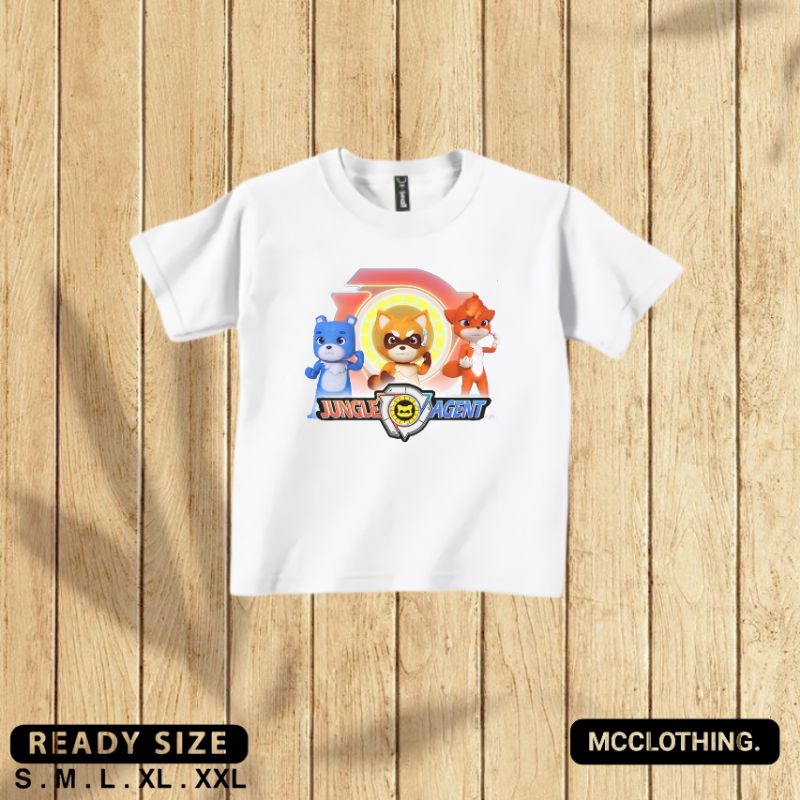 Kaos/Baju Anak Jungle Agent Unisex/Kaos Anak Laki Laki Jungle Agent/T-shirt Anak Jungle Agent/Atasan