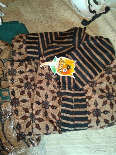 Batik Parang Sujiwo Tunik Wanita Katun Sogan Halus Rit Modern Motif Premium Exclusive
