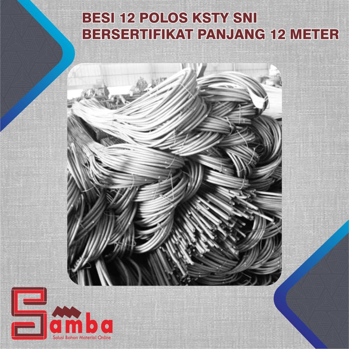 

BESI 12 POLOS KSTY FULL SNI BERSERTIFIKAT PANJANG 12 METER