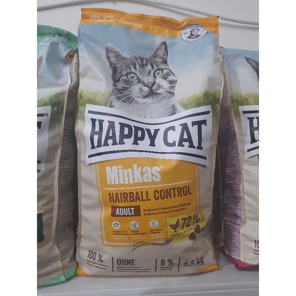 Happy Cat Minkas Hairball Control 1,5 kg- Maknanan Kucing Happy Cat