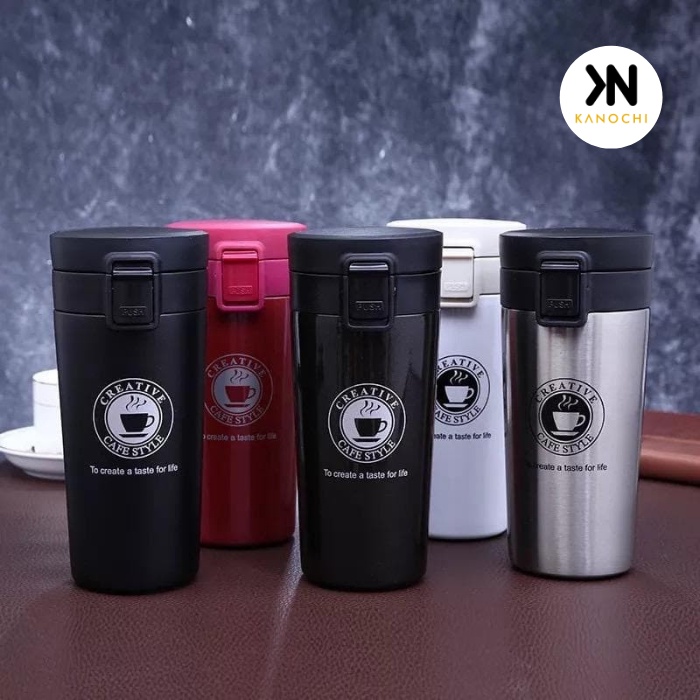 Thermos Kecil Mini Termos kopi Stainless Steel Vacum Tumbler 380ml