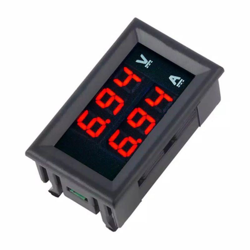 Voltmeter volt meter Ammeter Digital DC 100V 10A IC Kecil