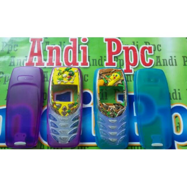 Casing Nokia 3310 Compatible 3315 3330 Transparan Gambar Timbul