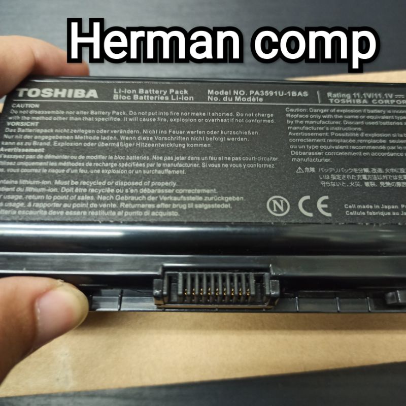 Original Baterai Toshiba Equium L40 L45 L401 L402 L415