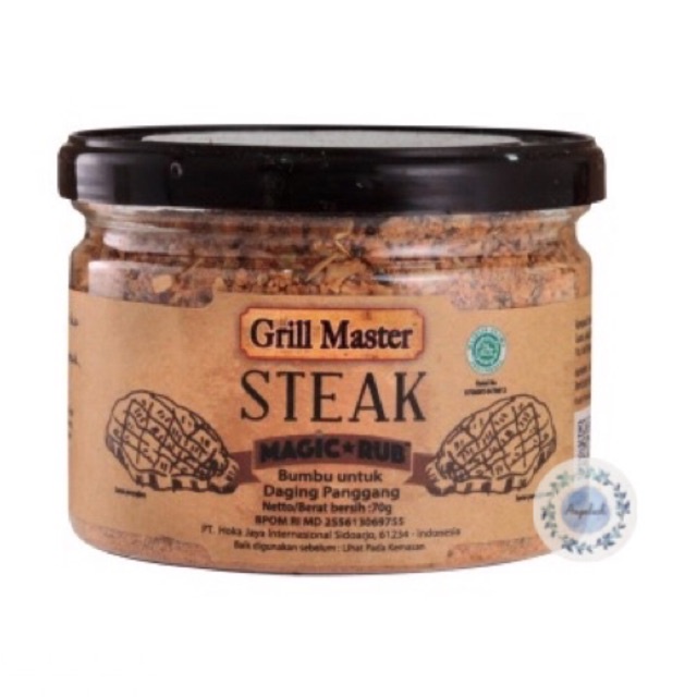 

Grill Master Steak Magic Rub / Bumbu Daging Panggang 70gr