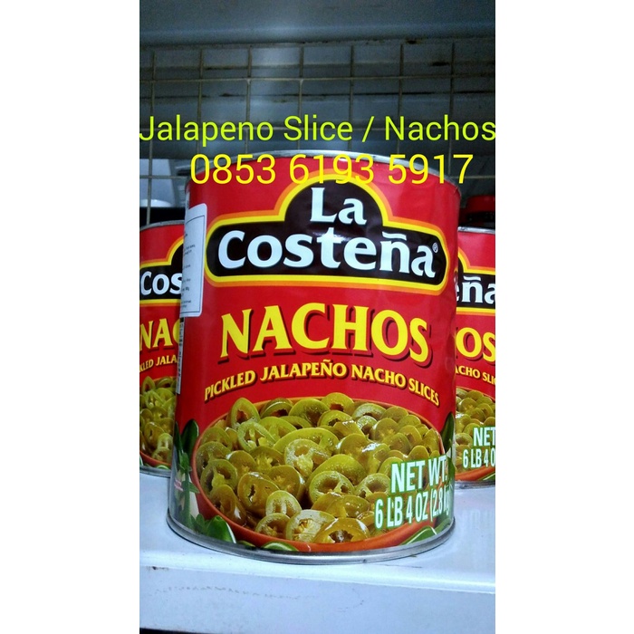 

La Costena Nachos Pickled Jalapeno Nacho Slice Jalapeno Slice