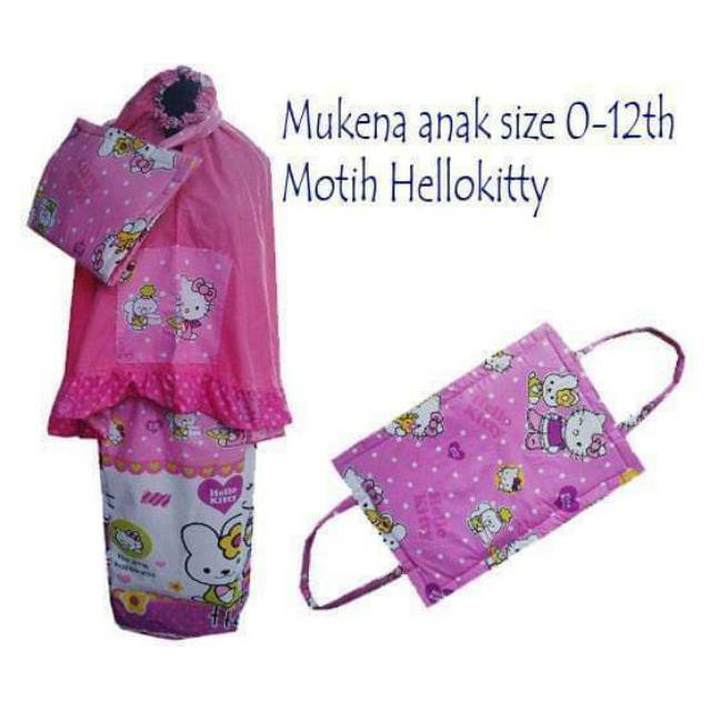 Mukena Karakter Anak mukena Anak set karakter Mukena dengan sajadah karakter anak mukena alat solat