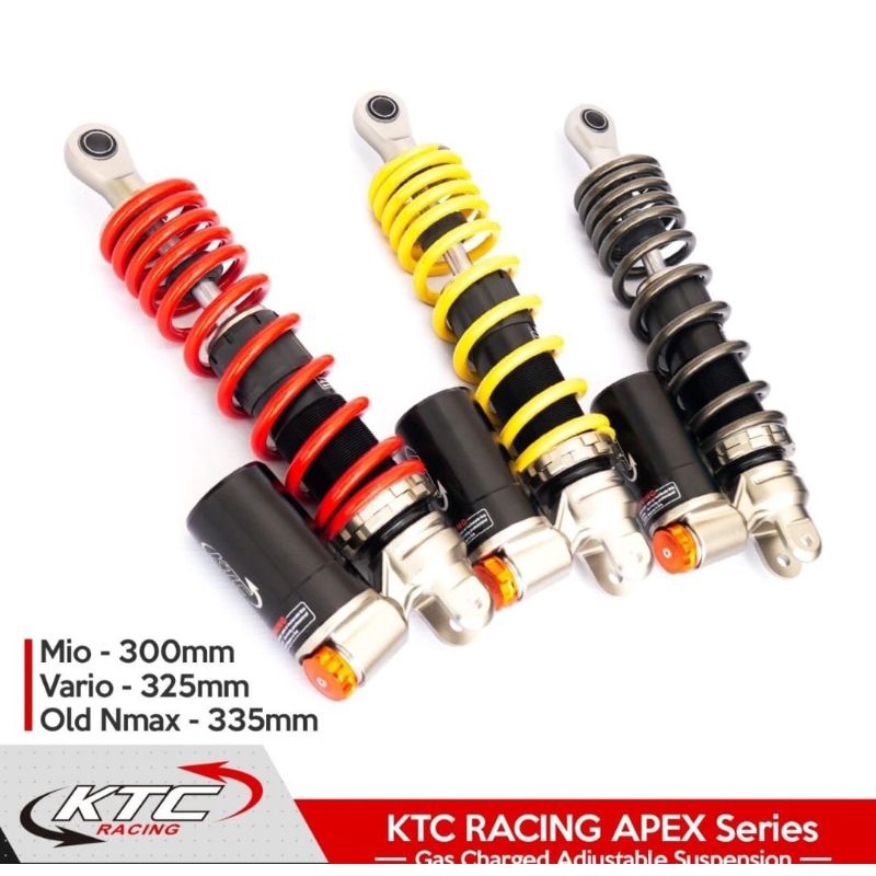 SHOCKBREAKER KTC RACING ORIGINAL APEX SERIES 300 325 VARIO MIO BEAT X RIDE SCOOPY XEON DLL