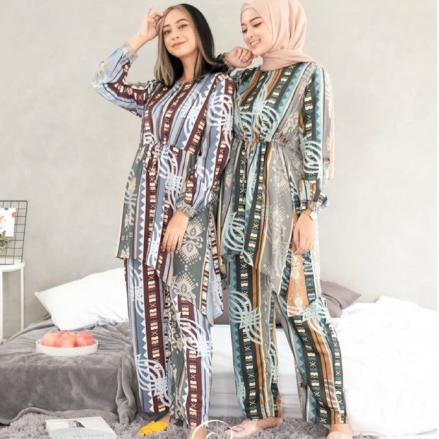 DYN GAVA SET / ORIGINAL DYN CLOTHINGLINE / SETELAN / PAJAMAS SET PREMIUM