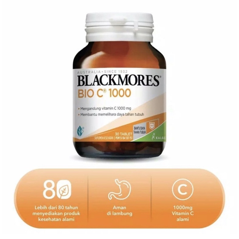 BLACKMORES BIO C 1000MG 30S VITAMIN / VITAMIN