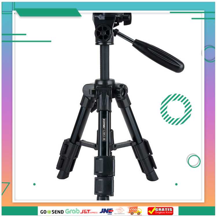 (BISA COD) FTIHSHP Professional DSLR Tripod &amp; Ball Head - Q100