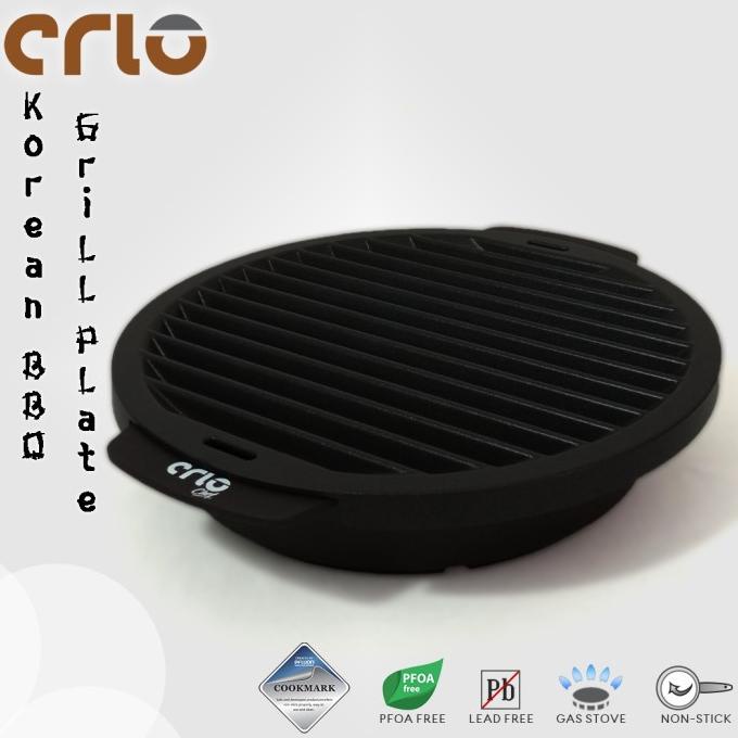 Pemanggang Anti Lengket Bakaran Sate CRIO Korean BBG Grill Plate