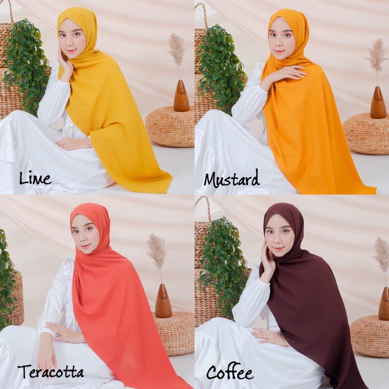 Dania Pashmina warna 
