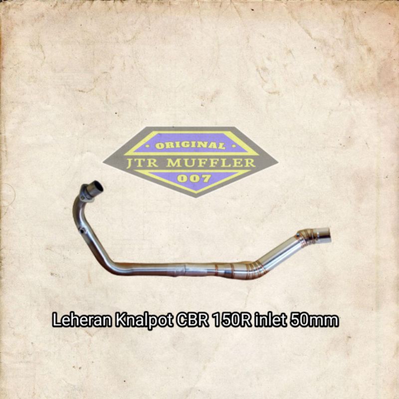 leher leheran Knalpot CBR 150R FACELIFT LOKAL diameter 50mm