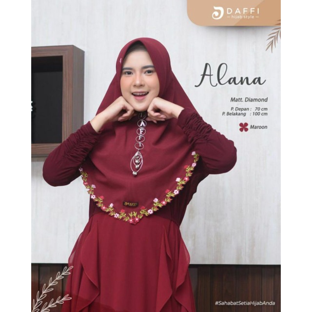 Alana Khimar Diamond Daffi Hijab