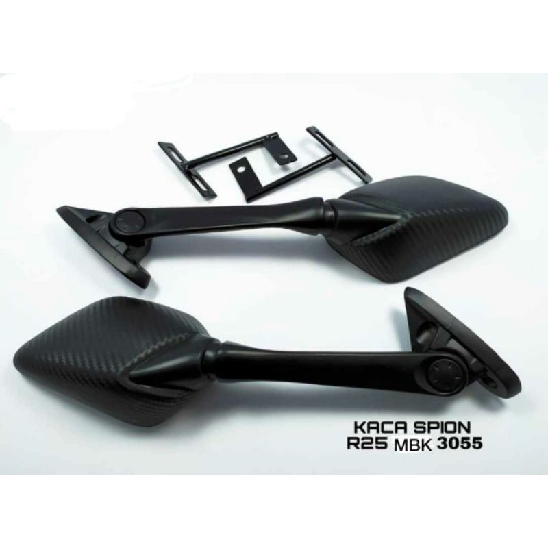 SPION R25 TANGKAI PANJANG SPION MOGE UNIVERSAL NMAX XMAX NMAX NEW R15 R25 NINJA 150 NINJA 250 DLL