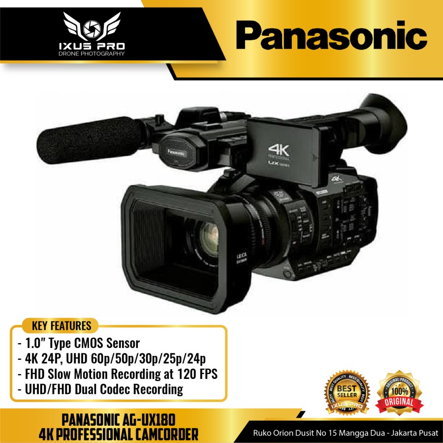 Panasonic AG-UX180 4K Professional Camcorder