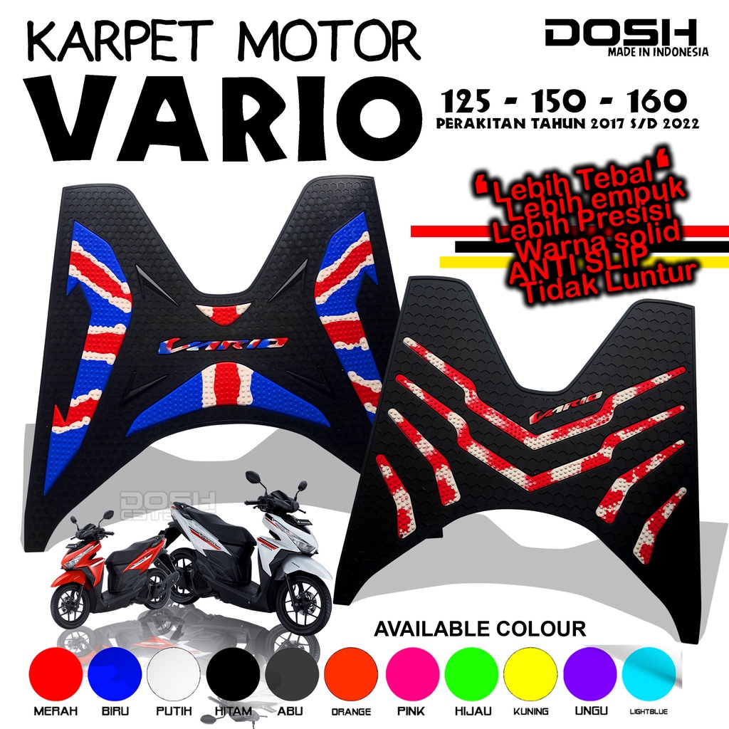 Karpet Motor Vario / Pijakan Kaki Vario / Alas Kaki Vario / Karpet Motor Vario / Pijakan Kaki Vario / Alas Kaki Vario / Aksesoris Vario