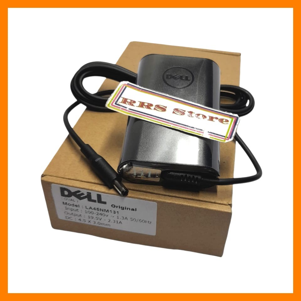 RRS STORE Adaptor Charger DELL 19.5v 2.31A 4.5*3.0mm XPS 12 XPS 13 XPS L312X XPS L322 Dell FA45NE1-00 Dell 3RG0T Dell 03RG0T Dell PA-1450-66D1 Dell 450-18463 Dell RFRWK