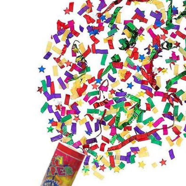 party popper confetti confetty confeti popper pesta