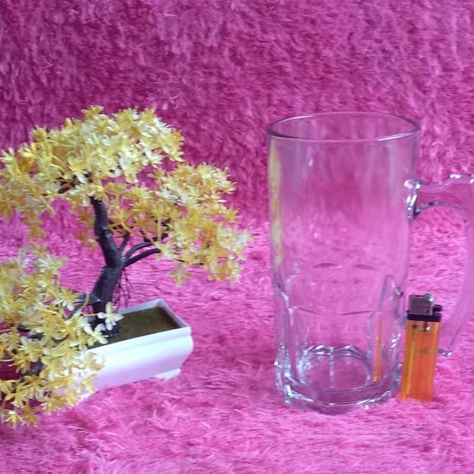 Flash sale Gelas Beer jumbo Gelas gagang kedaung 1liter