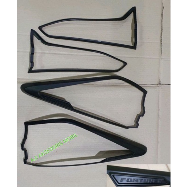 GARNIS LAMPU FORTUNER 2021 2022 DOFF COVER LAMPU FORTUNER GR SPORT