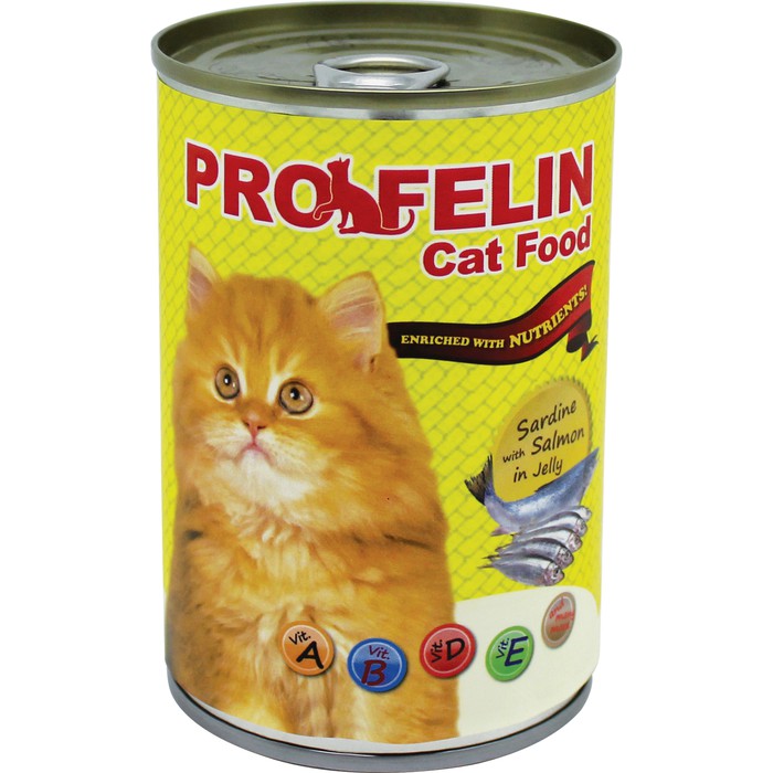 Jual Profelin Wet Food Sardine With Salmon In Jelly Gr Shopee