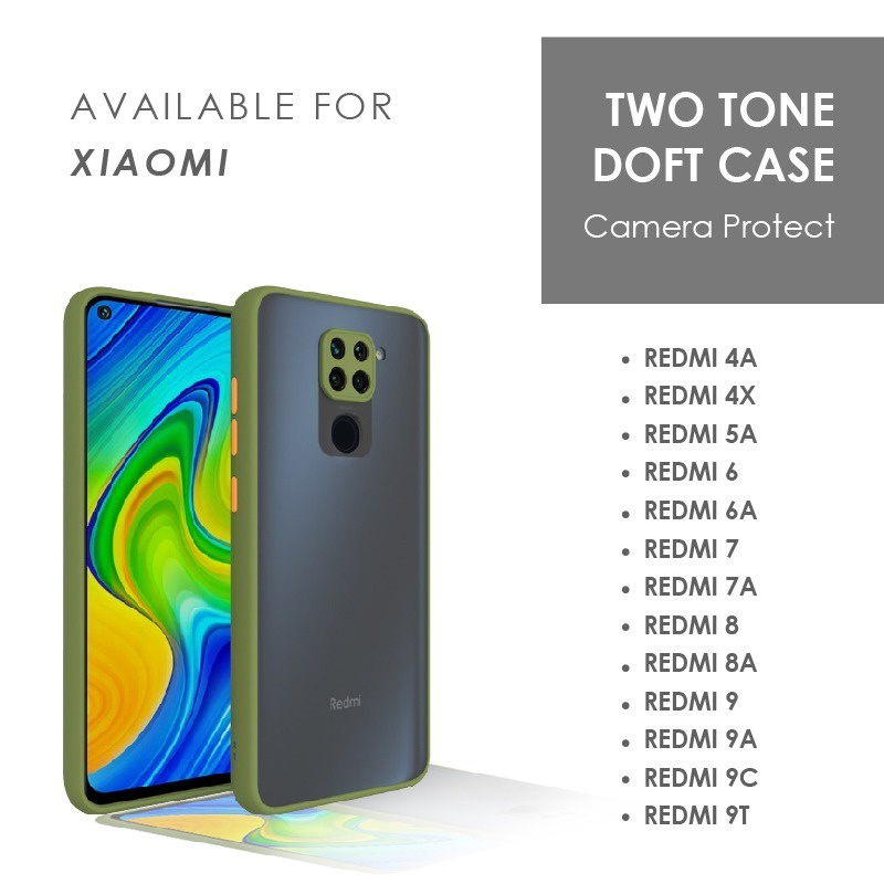 CASE HP XIAOMI REDMI 9 PRIME SOFTCASE DOVE MATTE PLUS PELINDUNG CAMERA