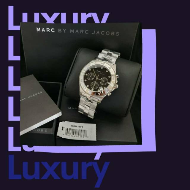 [ ORIGINAL ] Jam Tangan Branded Fashion Pria/Wanita Marc Jacob MBM3100