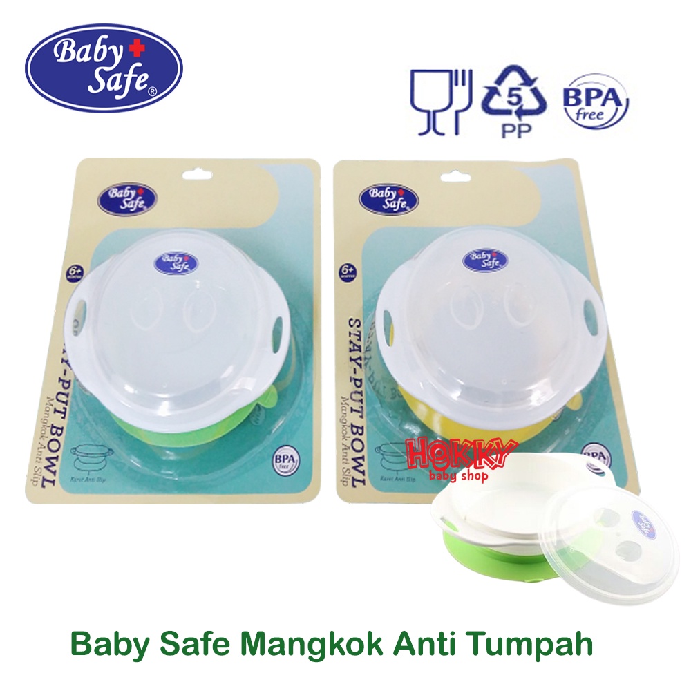 Baby Safe Stay Put Bowl BS353 Mangkuk anti slip